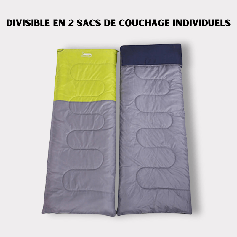 Sac de Couchage 2 Personnes Coton - ComfortPro